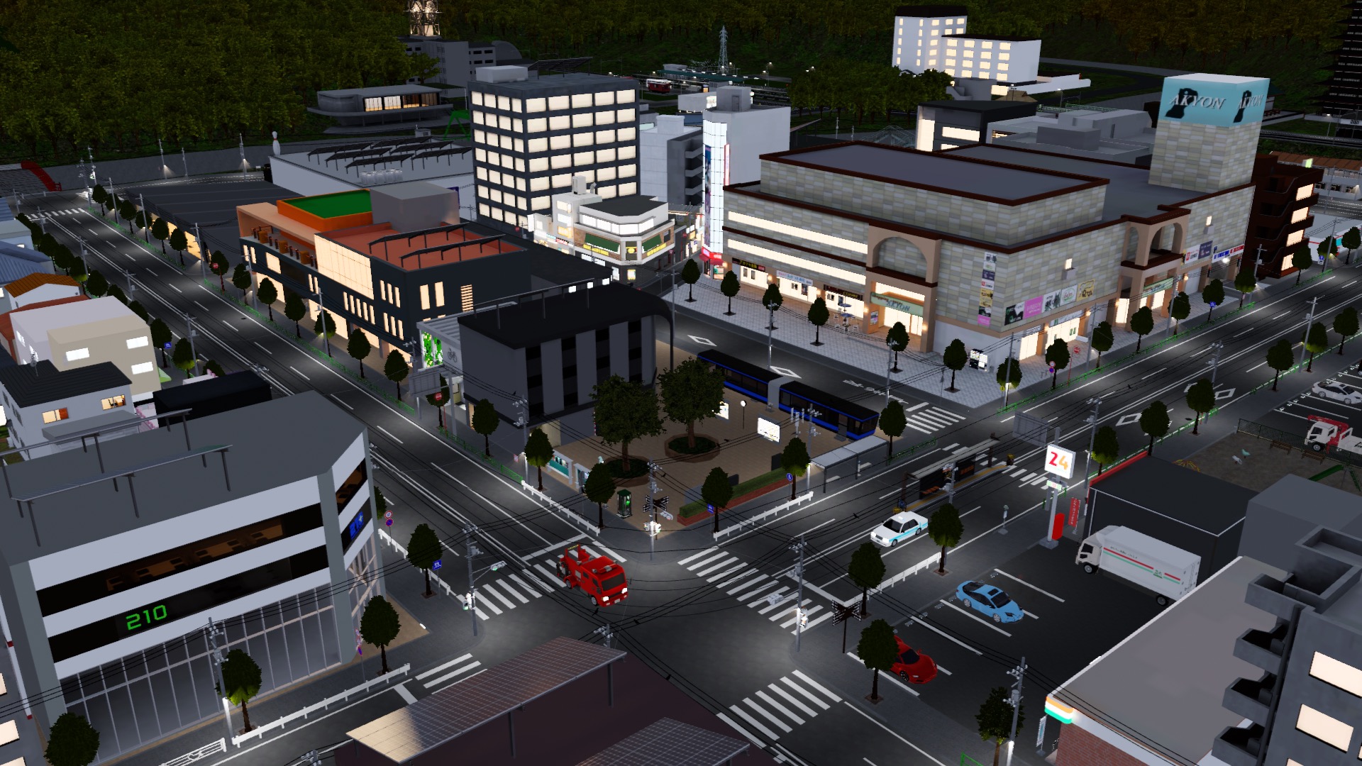 VRSNS「VRChat」内都市ワールド『Japan Street』(亜京市)